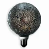 Ampoule LED mosaïque noire