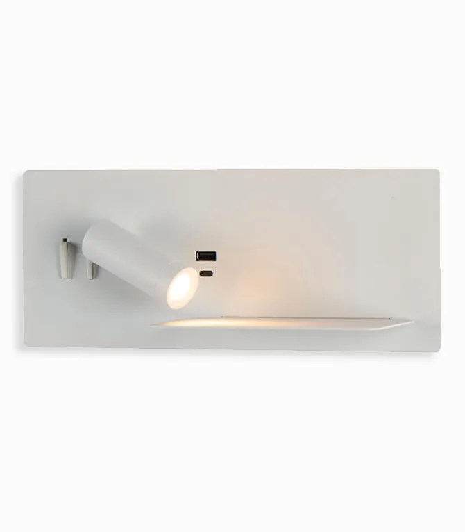 Applique liseuse et port USB SERRA