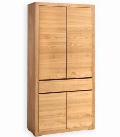 Armoire frêne massif 4 portes HARTFORD