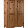 Armoire pin massif ciré JESSY