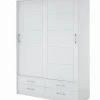 Armoire pin 2 portes coulissantes VALBERG