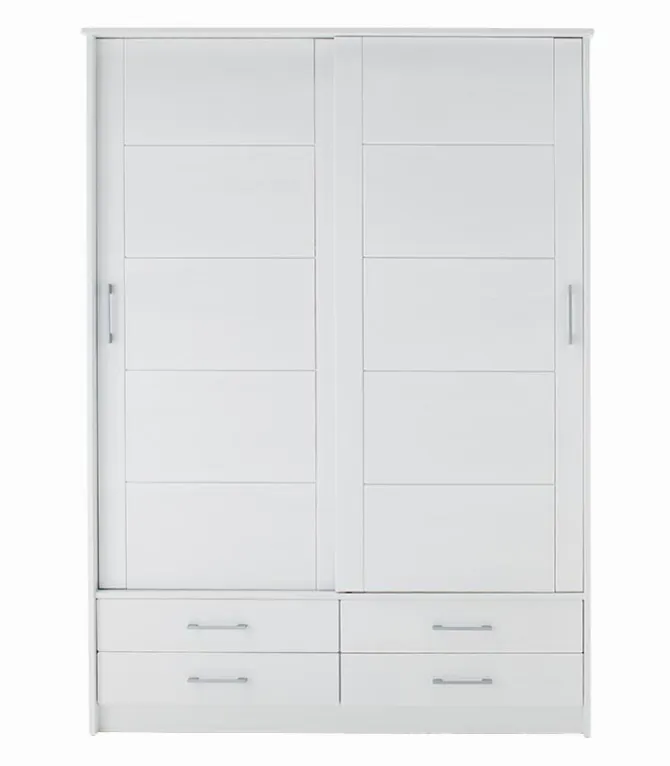 Armoire pin 2 portes coulissantes VALBERG