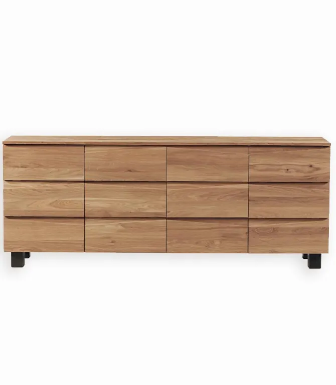 Bahut chêne massif L 208 cm HALDEN