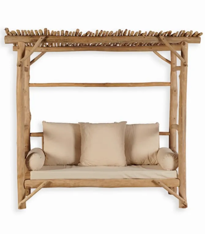 Banquette teck massif BAHIA