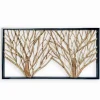 Cadre long déco teck recyclé TREE