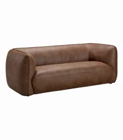 Canapé WALNEY cognac L 210 cm