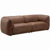 Canapé WALNEY cognac L 247 cm