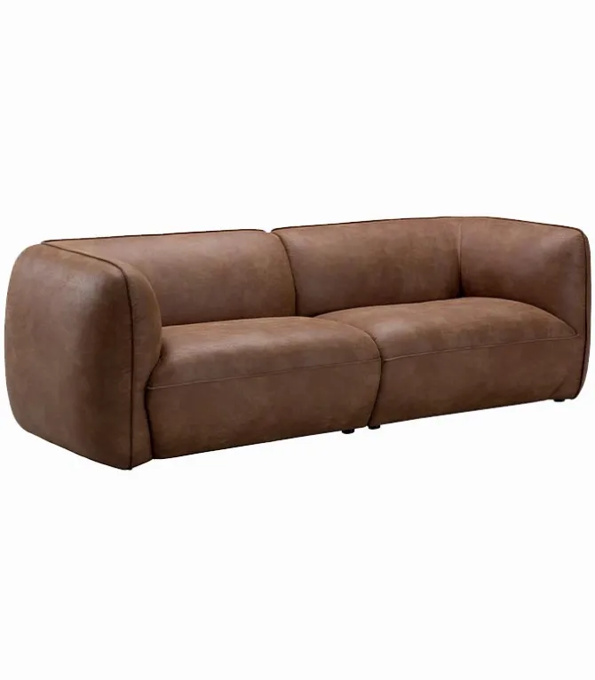 Canapé WALNEY cognac L 247 cm