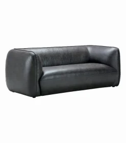 Canapé WALNEY havane foncé L 210 cm