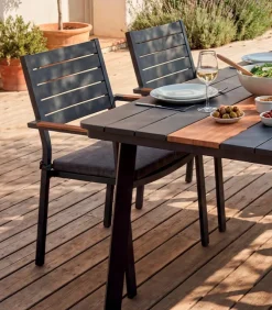 Chaise de jardin empilable KEROS