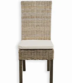 Chaise kubu blanchi IOLA