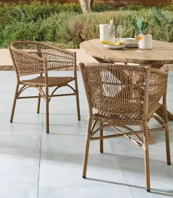 Chaise rotin empilable SINGAPOUR