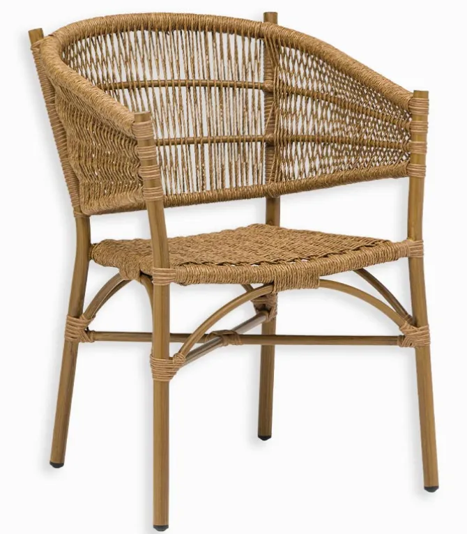 Chaise rotin empilable SINGAPOUR