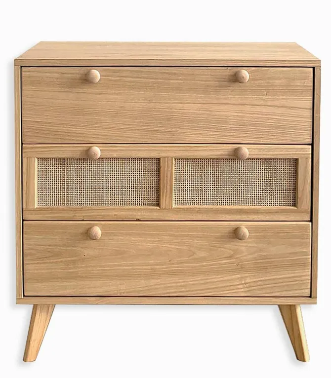 Commode bois 3 grands tiroirs TONLE