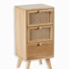 Commode bois 3 tiroirs TONLE