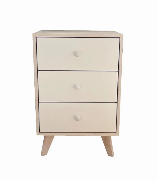 Commode déco 3 tiroirs LOGAN