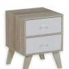Commode déco 2 tiroirs OSLO