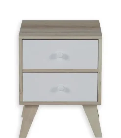 Commode déco 2 tiroirs OSLO