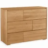 Commode frêne massif 6 tiroirs HARTFORD