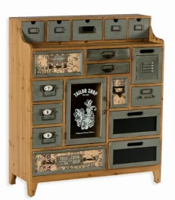 Commode vintage 17 tiroirs WENDY