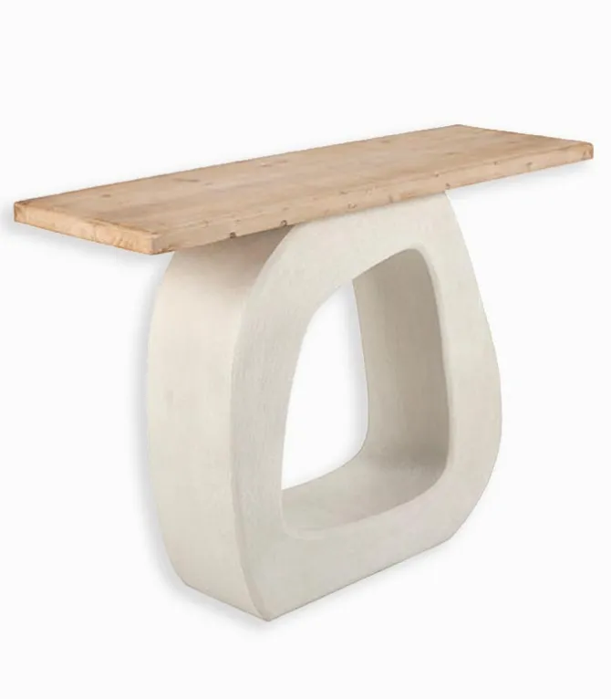 Console SANTORIN plateau sapin