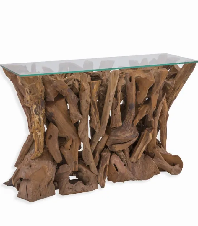 Console teck racine ARAWA