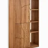 Enfilade frêne massif 2 portes WAVE