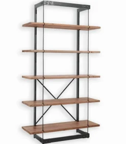Etagère sapin et fer 5 niveaux ZOOP