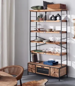 Etagère vintage 5 niveaux WENDY