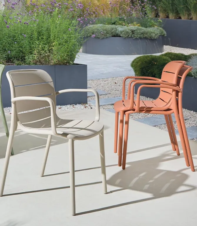 Fauteuil de jardin empilable ATLIN