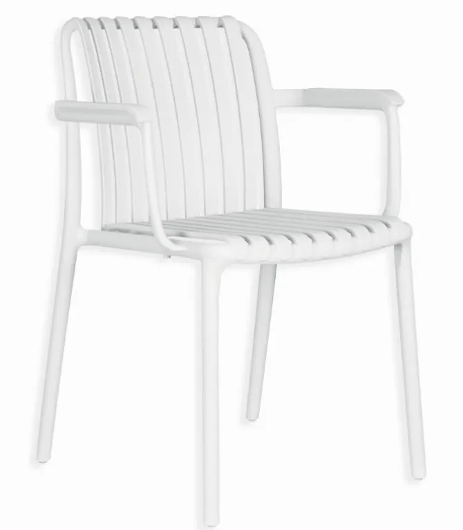 Fauteuil de jardin empilable avec accoudoirs AVILA