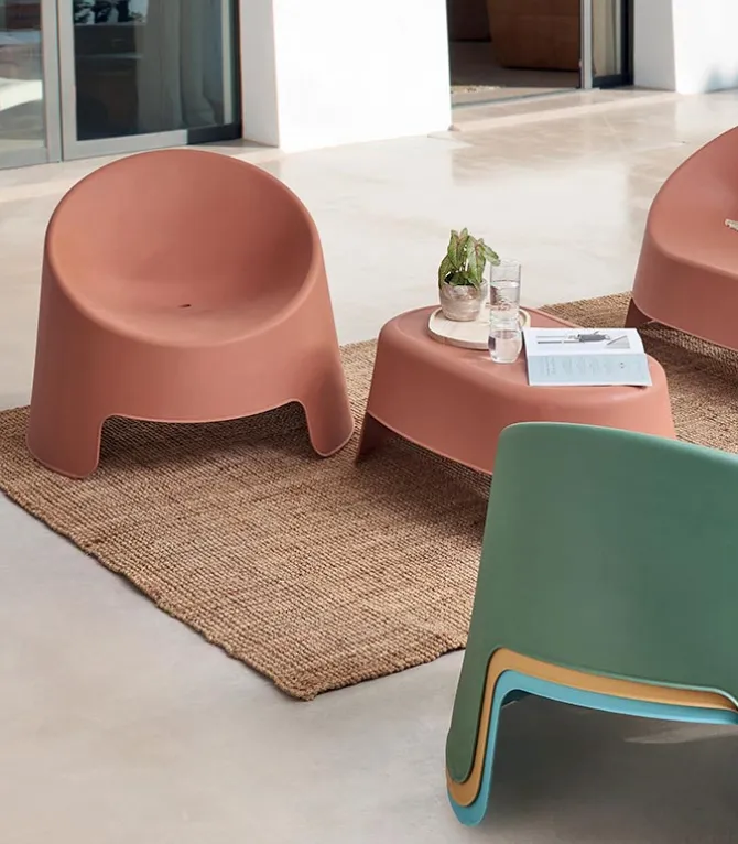 Fauteuil de jardin empilable PERRY