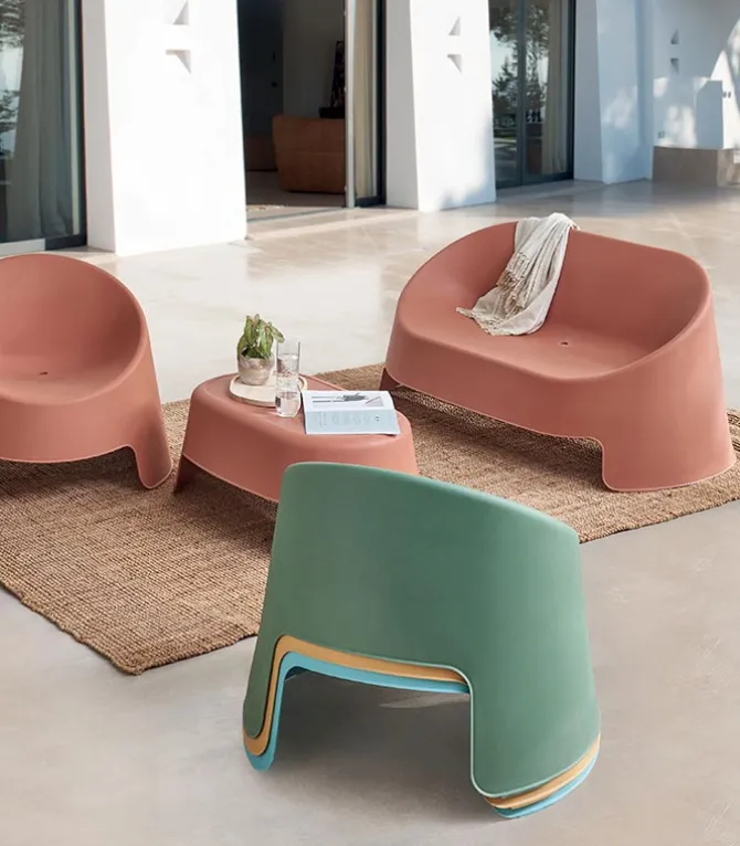 Fauteuil de jardin empilable PERRY