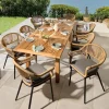 Fauteuil rotin et alu SANDY