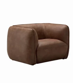 Fauteuil WALNEY cognac