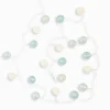 Guirlande lumineuse boules blanches et bleues