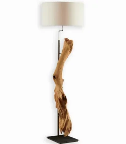 Lampadaire teck KALI