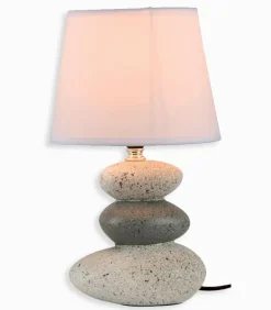 Lampe céramique galets BOA