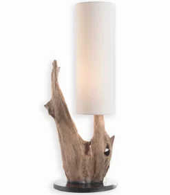 Lampe exotique bois flotté KIRANA