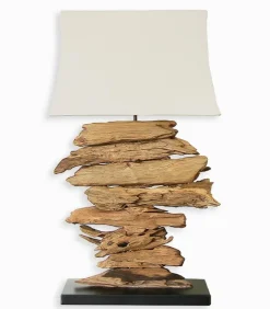 Lampe exotique teck KOOR