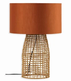 Lampe naturelle rotin LIA