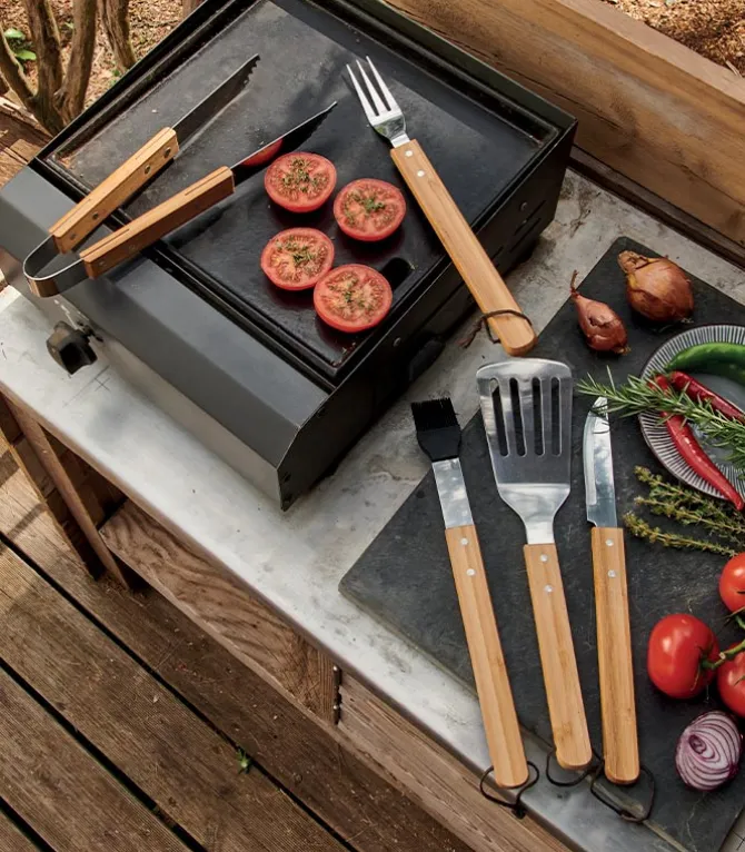Mallette de 5 pièces pour BBQ