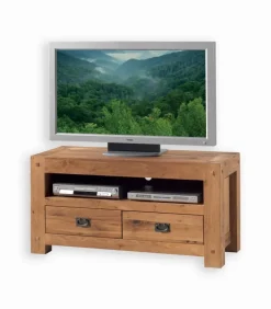 Meuble TV chêne huilé L 120 cm NORWAY
