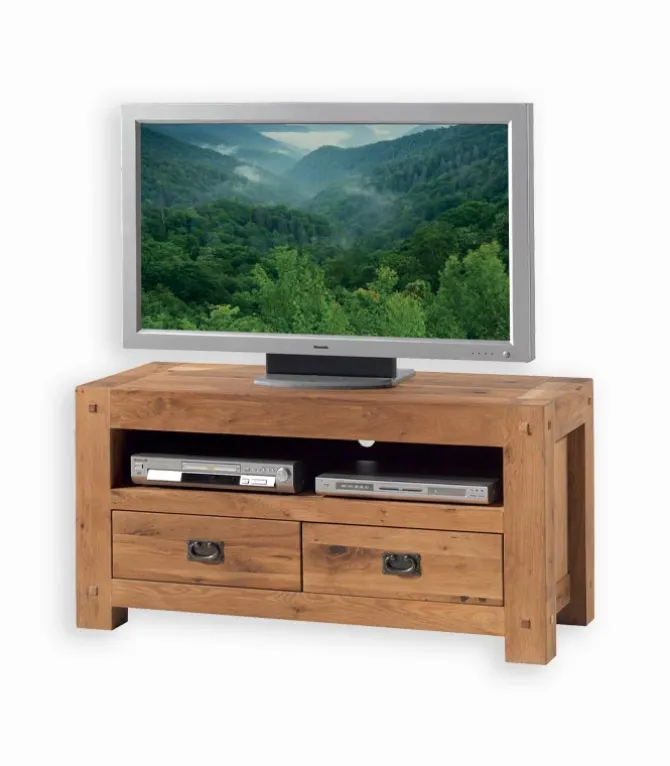 Meuble TV chêne huilé L 120 cm NORWAY
