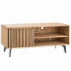 Meuble TV frêne ALSEN L 140 cm