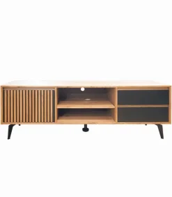 Meuble TV frêne ALSEN L 180 cm