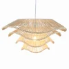 Suspension naturelle rotin MULTI-NIVEAUX Ø 60 cm