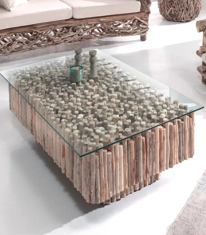 Table basse bois flotté WOODREAM