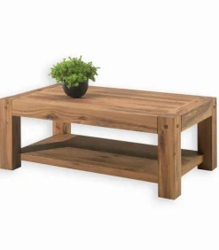Table basse chêne huilé double plateau NORWAY