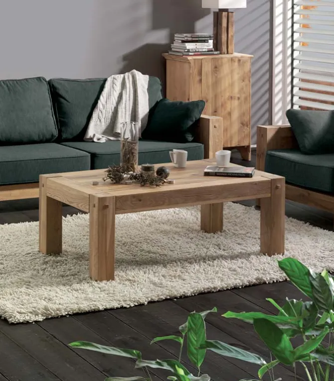 Table basse chêne huilé L 120 cm NORWAY